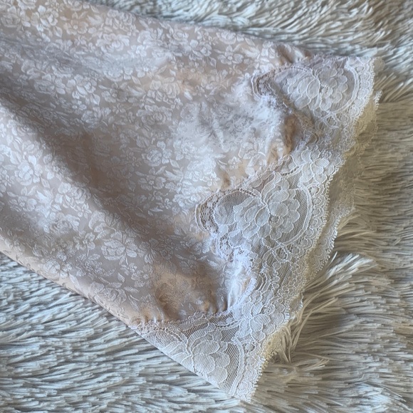 Vintage Christian Dior Petal Pink Lace Detail Slip - Picture 16 of 16